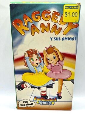 Raggedy Ann Y Sus Amigas Spanish VHS Tape Vintage Cartoon Kids Videos